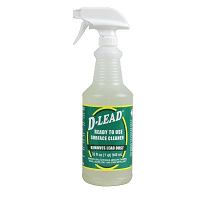 D-Lead surface cleaner spray bottle.