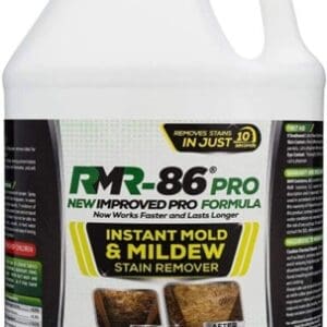 RMR-86 Pro mold and mildew stain remover gallon container.